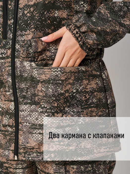 фото Женский демисезонный костюм KATRAN ВОЛГА (полофлис, сити)