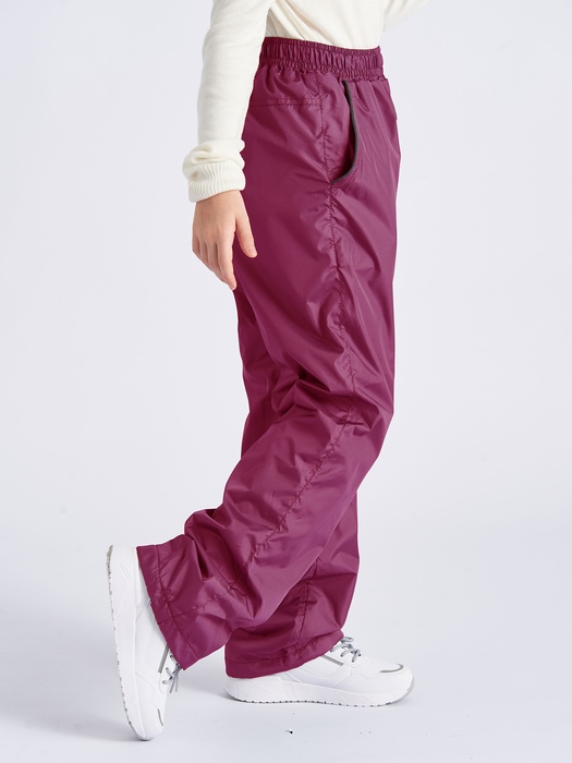фото Подростковые утепленные осенние брюки для девочек KATRAN Young (дюспо, брусничный)