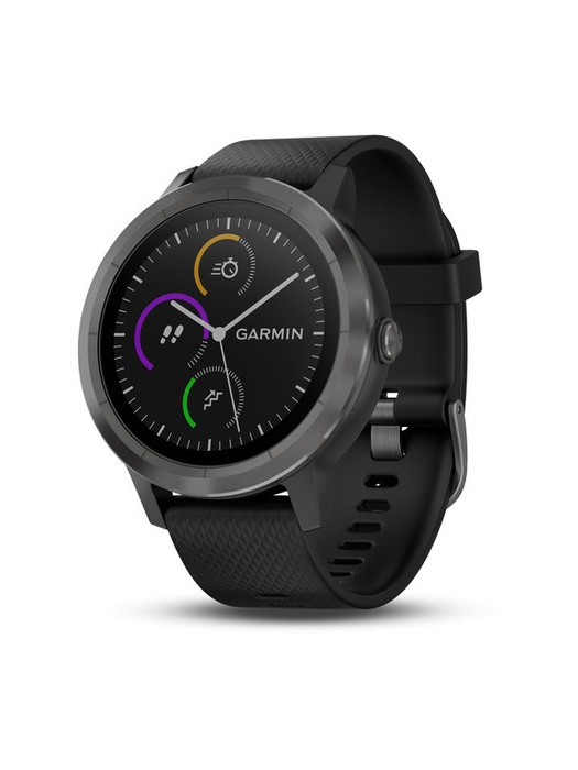 фото Garmin VIVOACTIVE 3 черные с черным ремешком (010-01769-12)