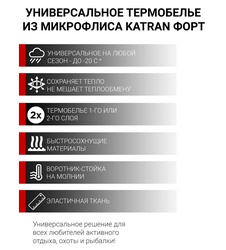 фото Термобельё флисовое KATRAN Форт (микрофлис, зеленый КМФ)