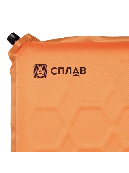 фото Коврик самонадувающийся Сплав Maxi Camp 6.4 (оранжевый) (198х64х6.4)