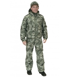 фото Осенний костюм для охоты и рыбалки ОКРУГ «Солонец» (Локкер, камуфляж хаки)