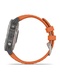 фото Garmin FENIX 6 Sapphire титановый (010-02158-14) с оранжевым ремешком