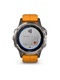 фото Garmin FENIX 5 PLUS SAPPHIRE титановый с оранжевым ремешком (010-01988-05)