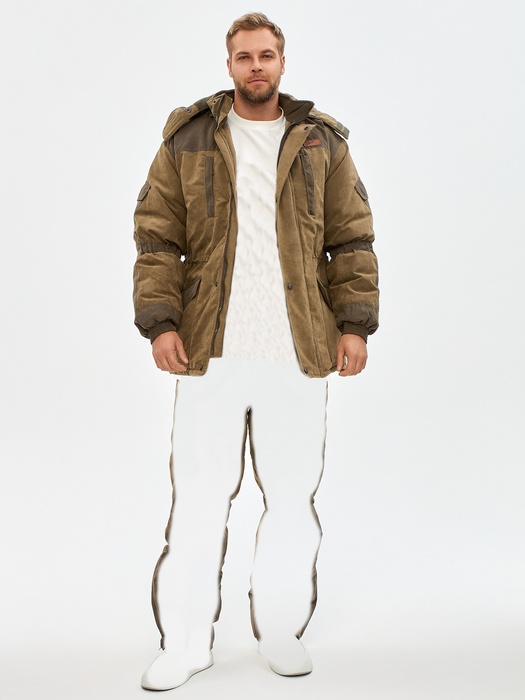 фото Куртка зимняя для охоты и рыбалки KATRAN ШКВАЛ -35°С (Финляндия, хаки)