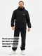 фото Флисовый костюм KATRAN Гриф (флис, черный) с капюшоном
