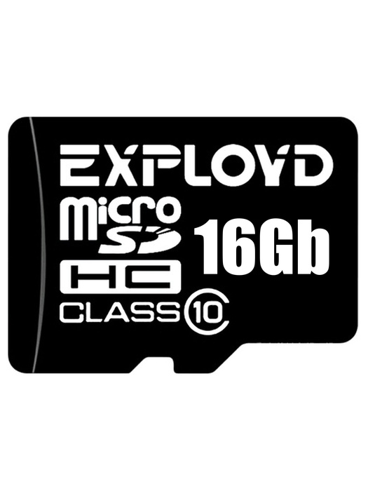 фото Карта памяти microSD (10 Класс) 16Gb (без переходника)