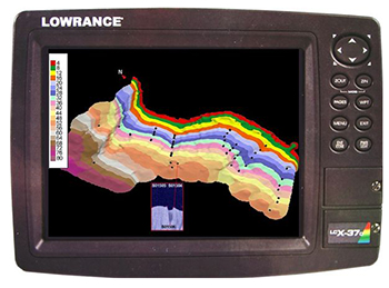 Lowrance LCX-37C с датчиком 50/200 КГц