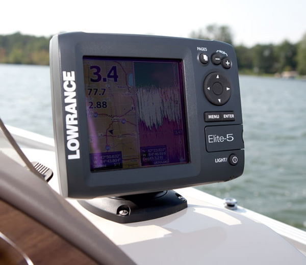Цены на картплоттер Lowrance Elite5. Купить картплоттер с эхолотом